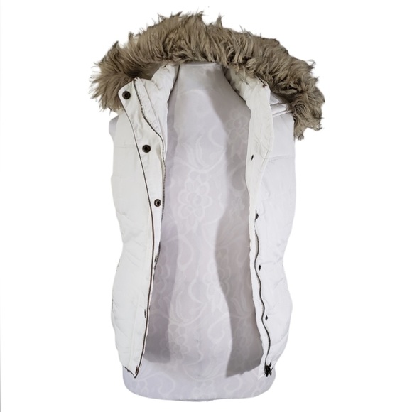 Prince & Fox White Puffer Vest Size S/P - Picture 2 of 10